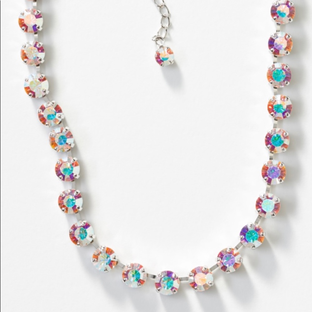 Touchstone Crystal by Swarovski Aurore Boreale Glitz Necklace